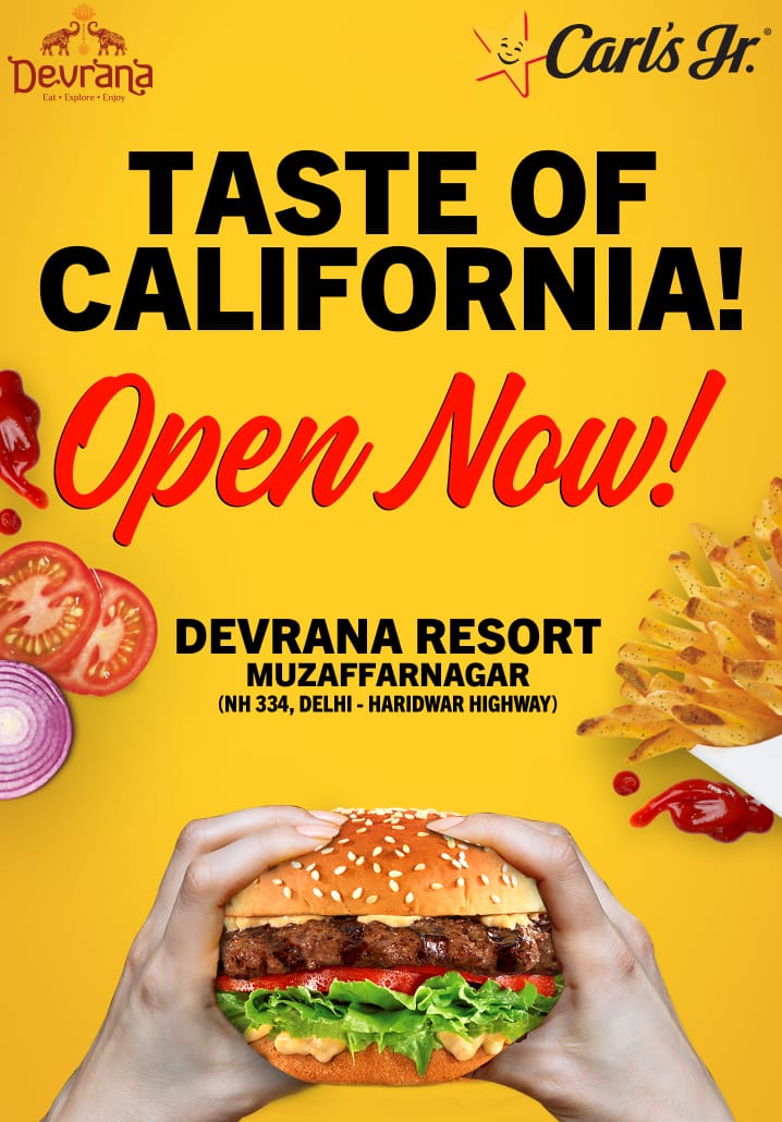 Devrana - Carl's Jr. India is now open at your favourite destination ...