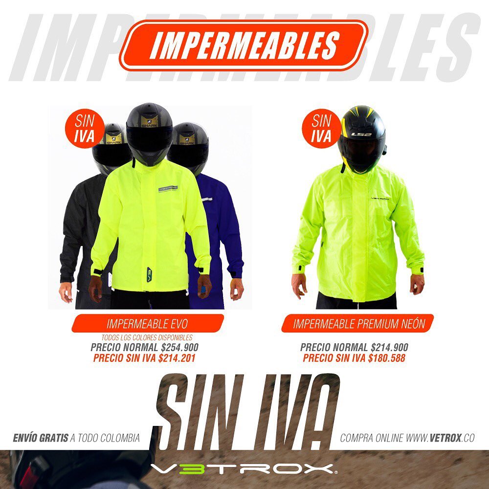 Vetrox - ⚡️IMPERMEABLES VETROX SIN IVA en www.vetrox.co...