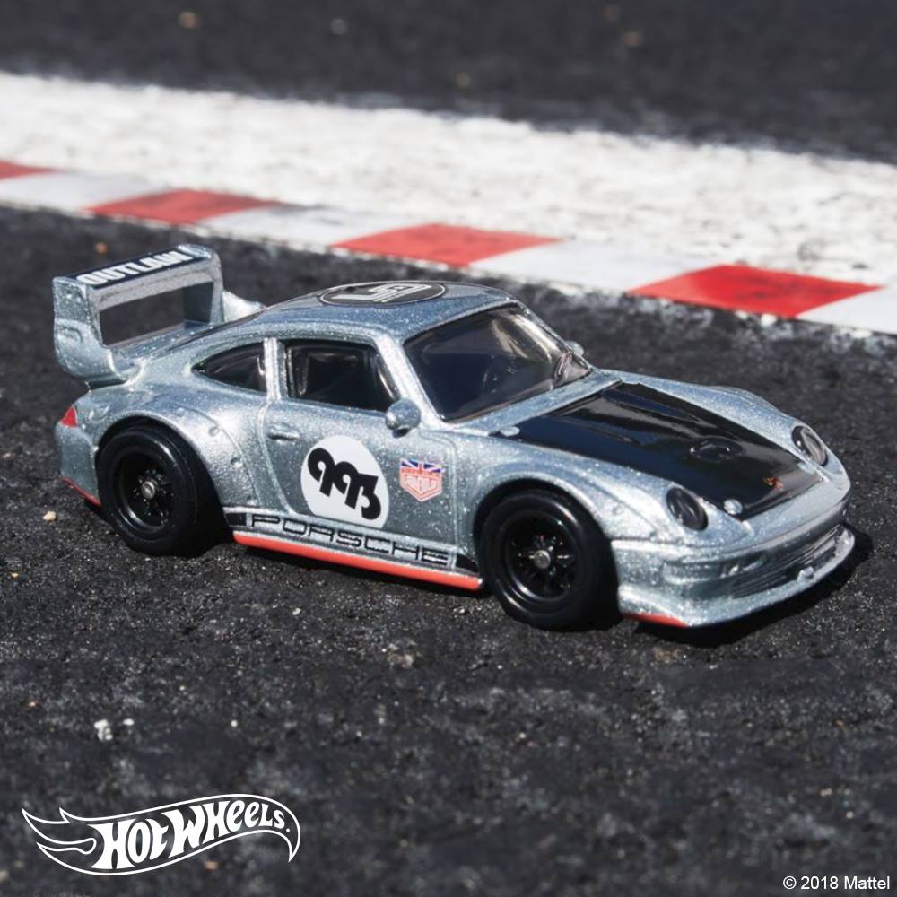 Hot Wheels 1/64 Porsche 993 GT3 #4/5 - Série Eurospeed Urban Outlaw - Neuf En Boîte Fermée