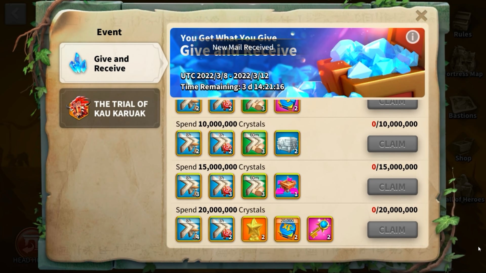 RoK World - - New Crystal Tech System - New Legendary...
