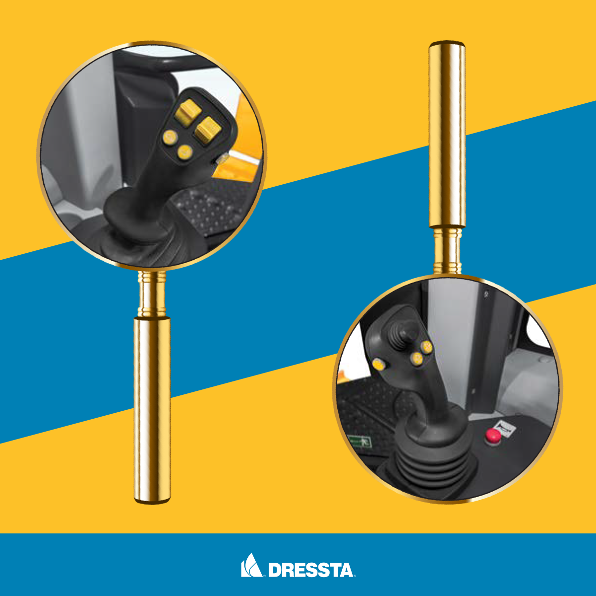 Dressta - 🔎 Zoom in on... The joysticks! Why work harder... | Facebook