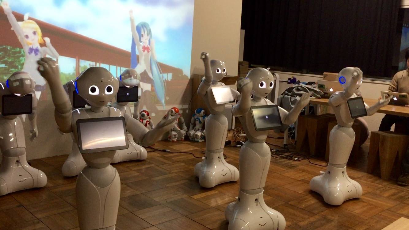 Pepper活用研究会 Pepperをmmdで踊らせてみた のリハーサル風景 Facebook