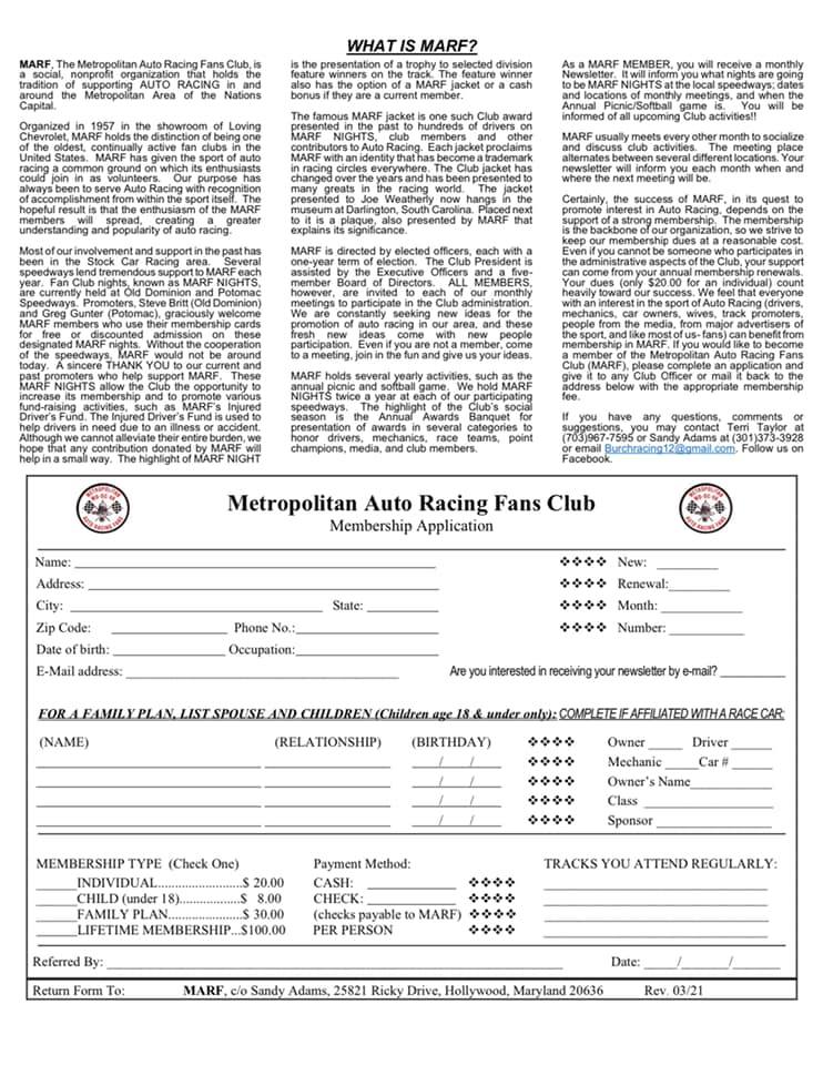 Metropolitan... - Metropolitan Auto Racing Fans Club - MARF