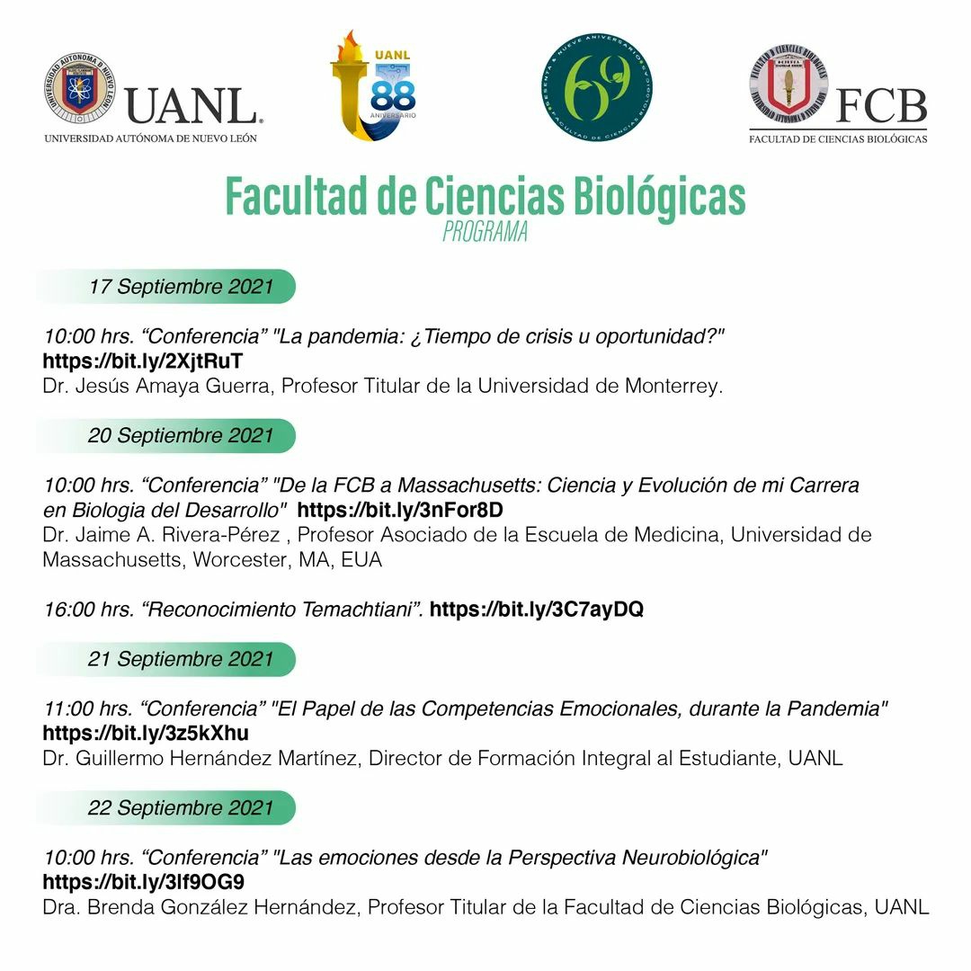 Facultad de Ciencias Biológicas UANL - 🟢 Te invitamos a participar en ...