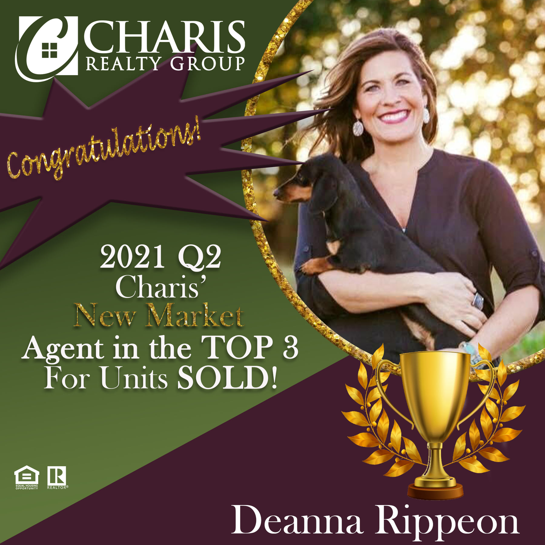 Three cheers for Deanna Rippeon as... - Charis Realty Group