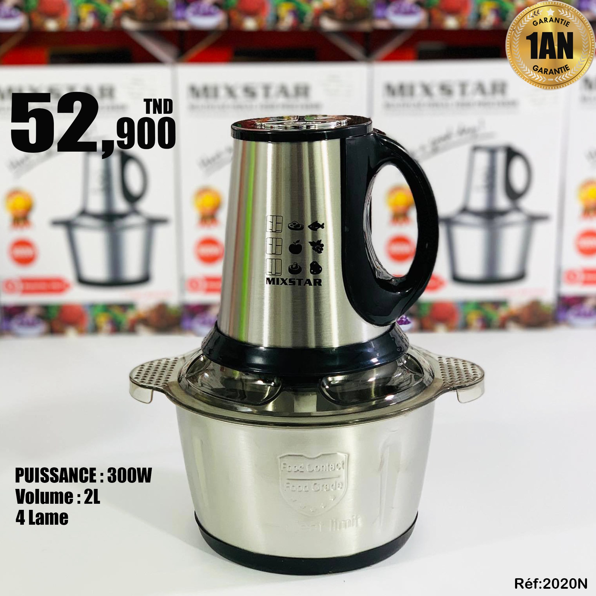 3L Hachoir Électrique 800w Hachoir à Viande Electrique avec Bol Acier Inox 3L, Hachoir Inox 2 3L Hachoir Électrique 800w Hachoir à Viande Electrique avec Bol Acier Inox 3L, Hachoir Inox 2