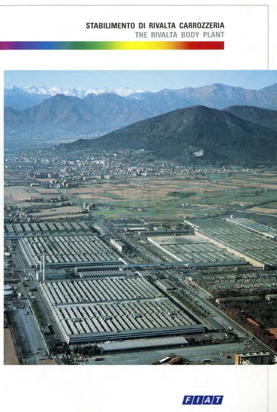 Centro - 1990. Stabilimento Fiat Rivalta carrozzeria - depliant | Facebook