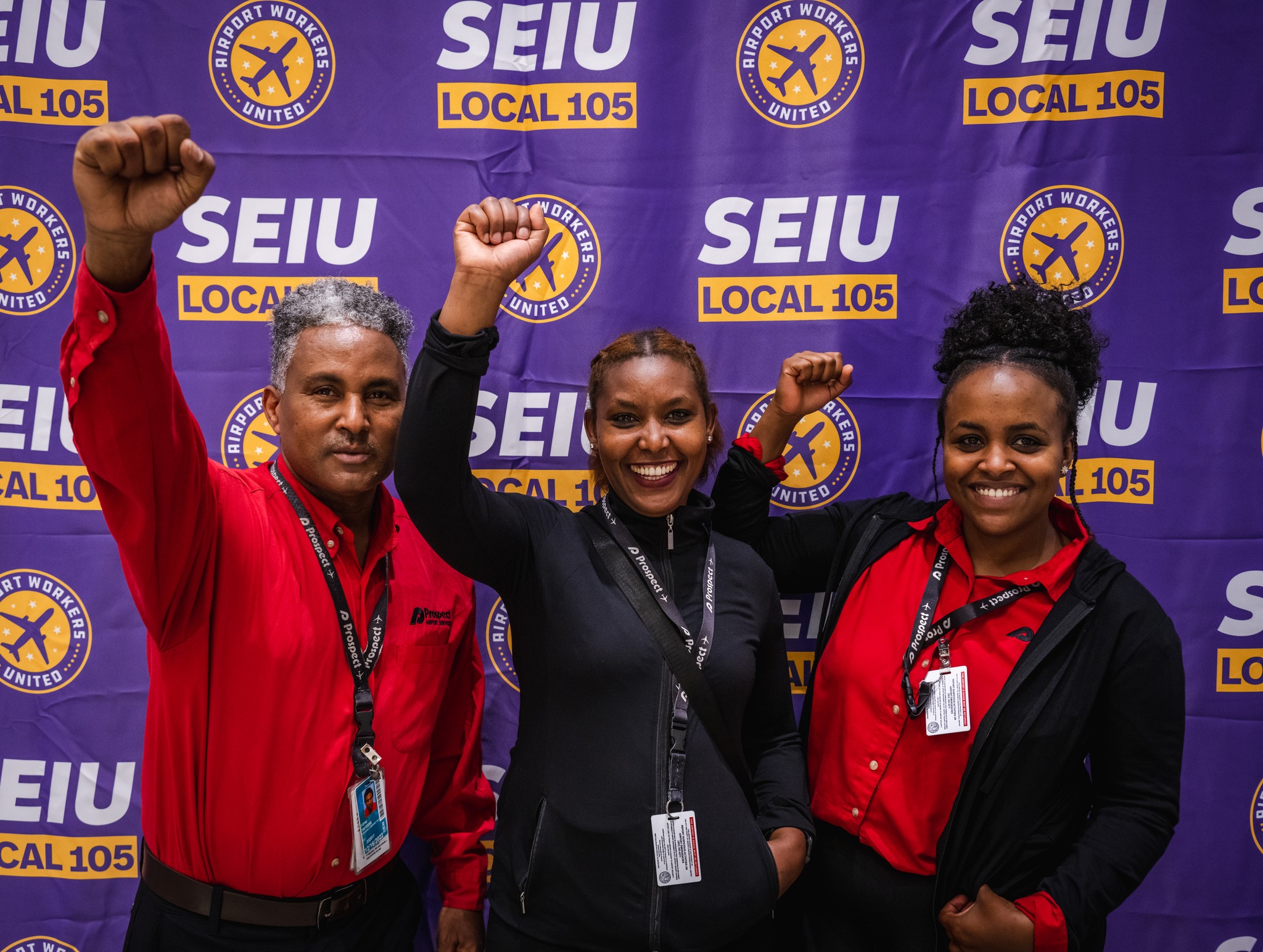 SEIU Local 105 - 😁 All smiles at DIA! ️ Yesterday, Denver...