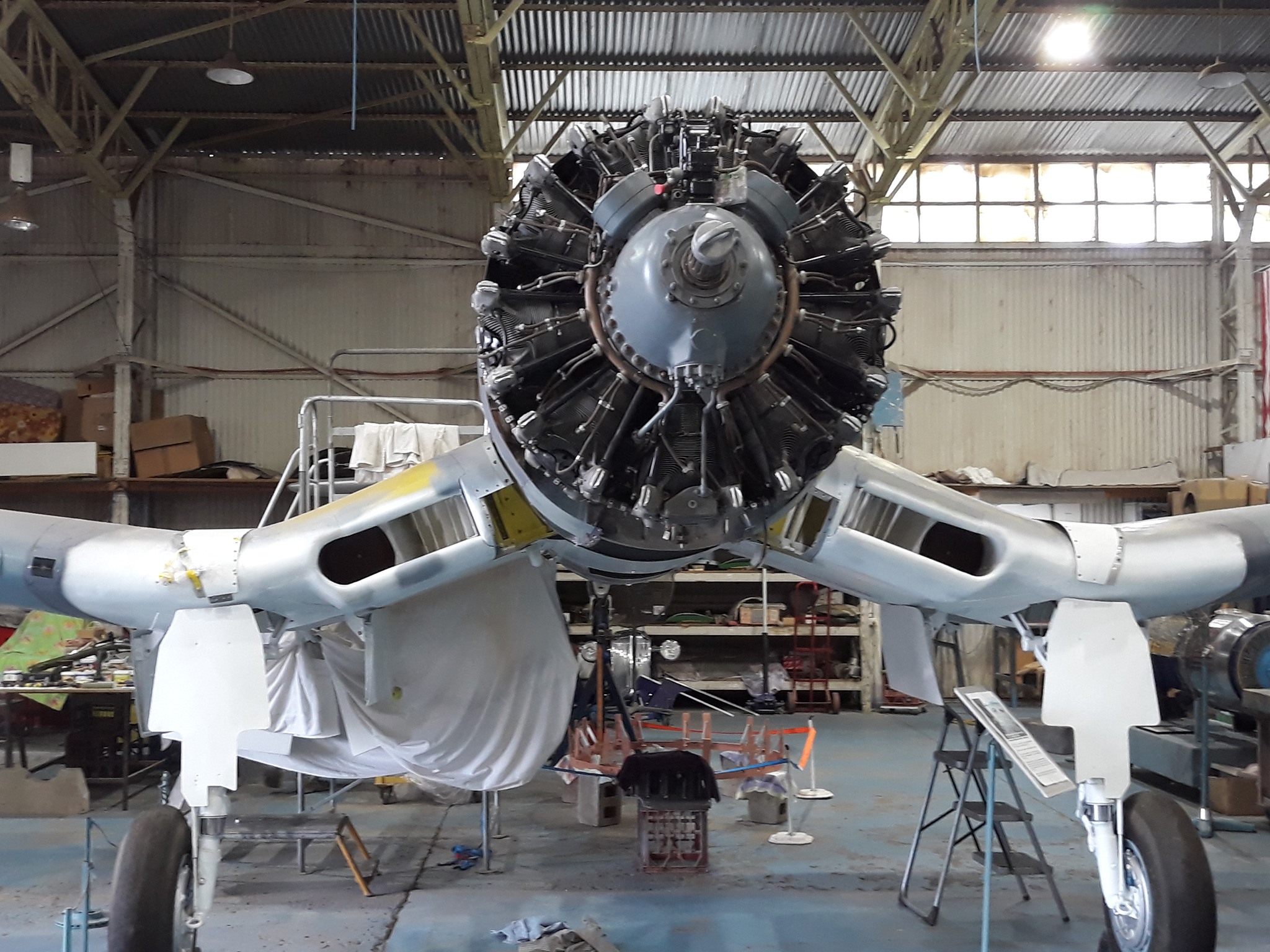 BIG ANNOUNCEMENT - PW 2800 ENGINE MOUNTED TO F4U CORSAIR AIRFRAME A ...