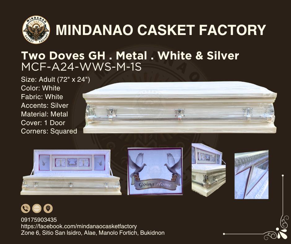 Mindanao Casket Factory of Metal & Wood Coffins and Funeral Kabaong ...