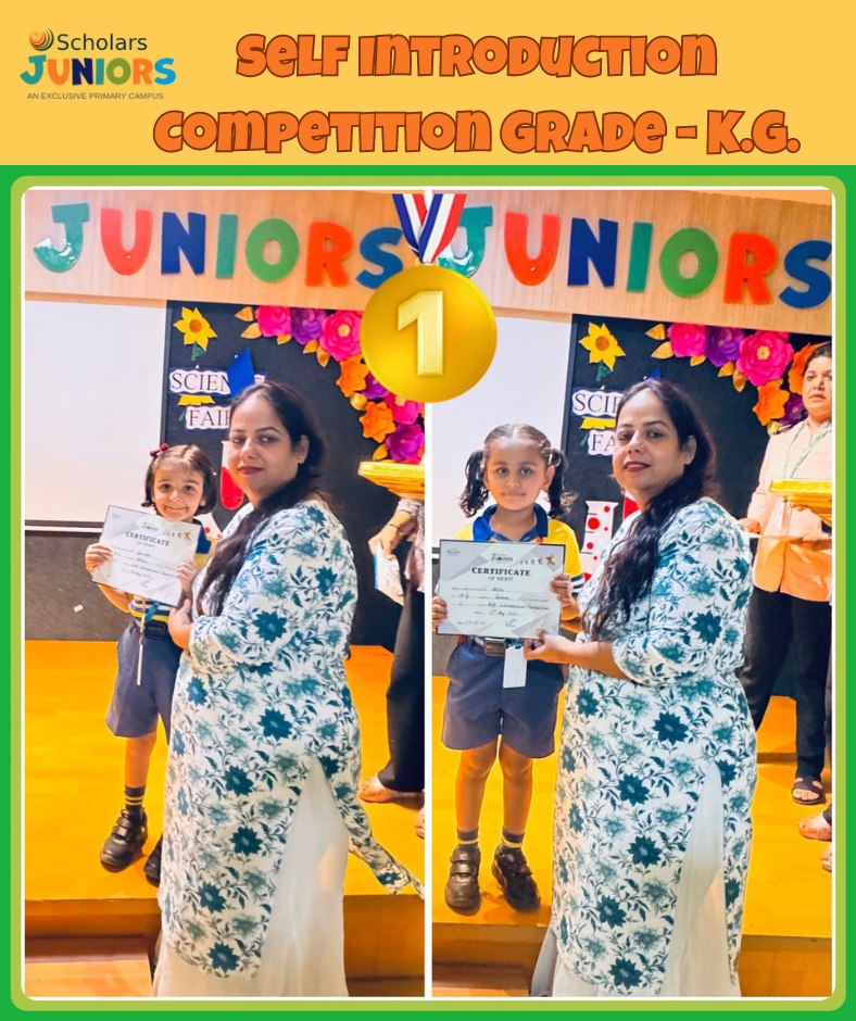 Winners of Self Introduction... - Scholars Juniors | Facebook