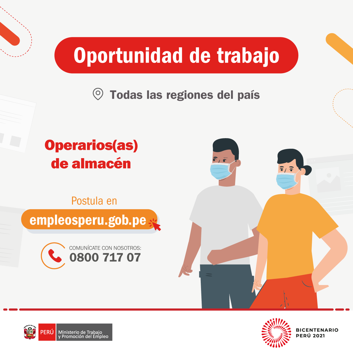 Ministerio de Trabajo y Promoción del Empleo del Perú - Estas son las # ...