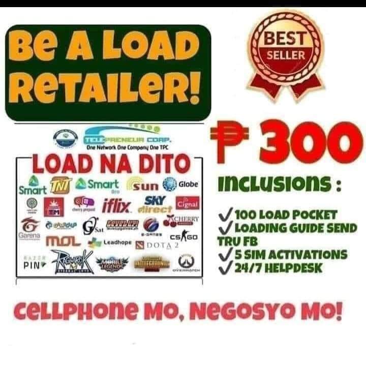 Load Negosyo 1 Sim All Network