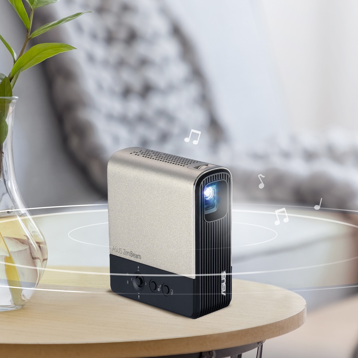Take your entertainment anywhere! #ZenBeam E2 is a wireless mini