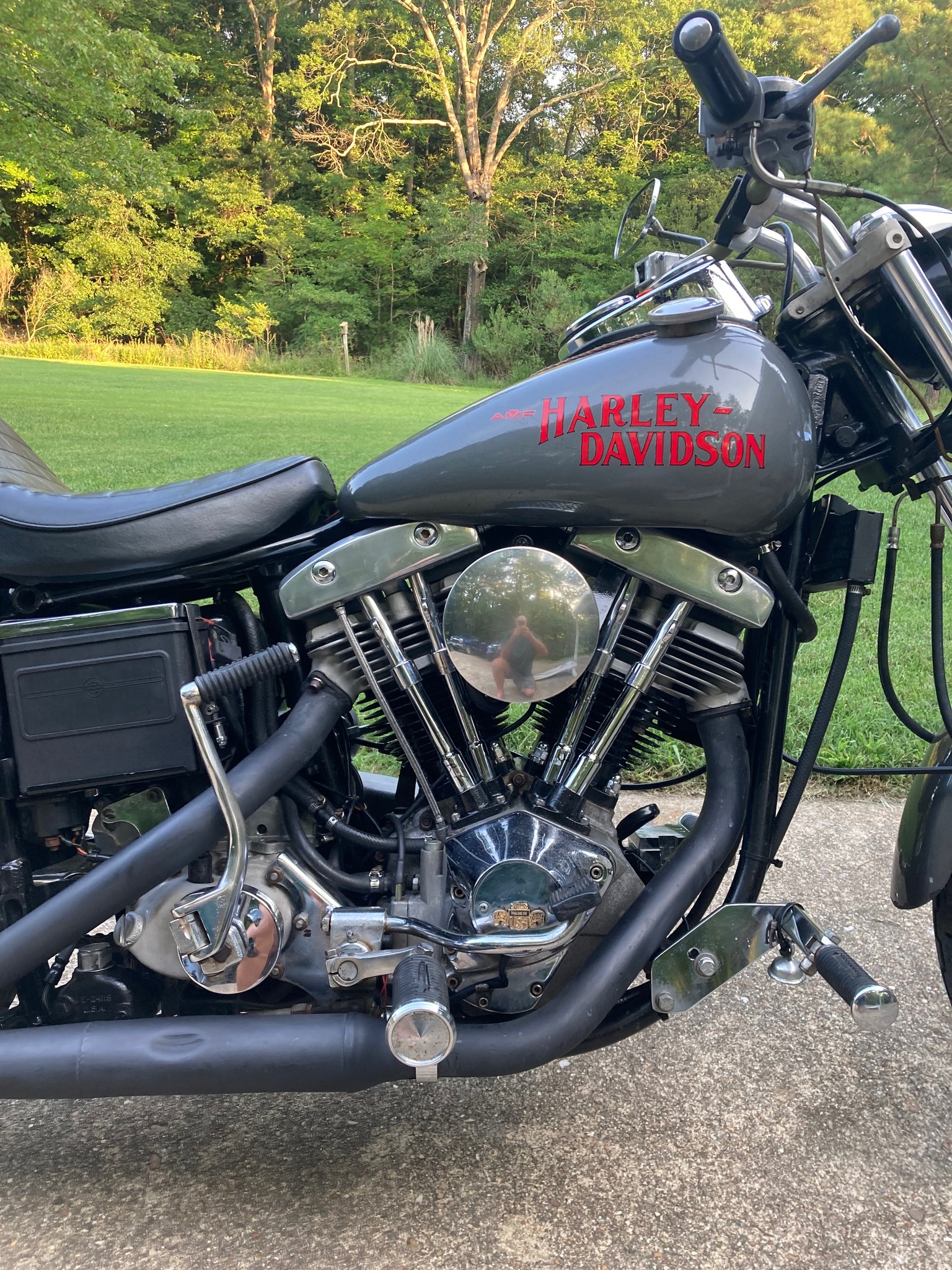 My 1977 low rider first year Harley introduced low rider