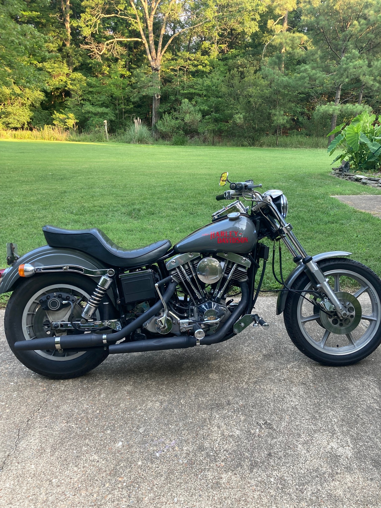 My 1977 low rider first year Harley introduced low rider