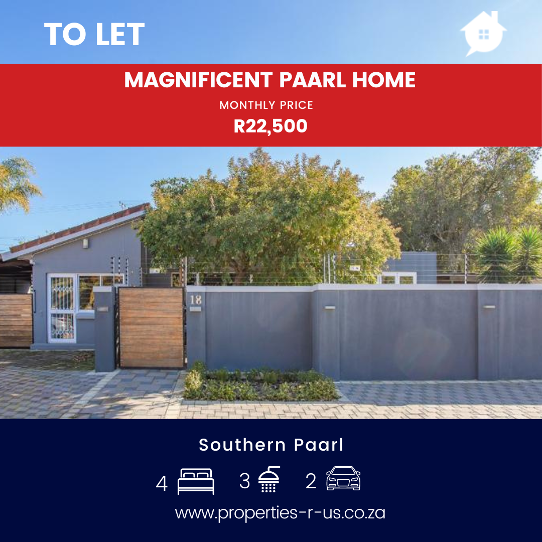 Located in Southern Paarl,... - Properties R Us, Winelands