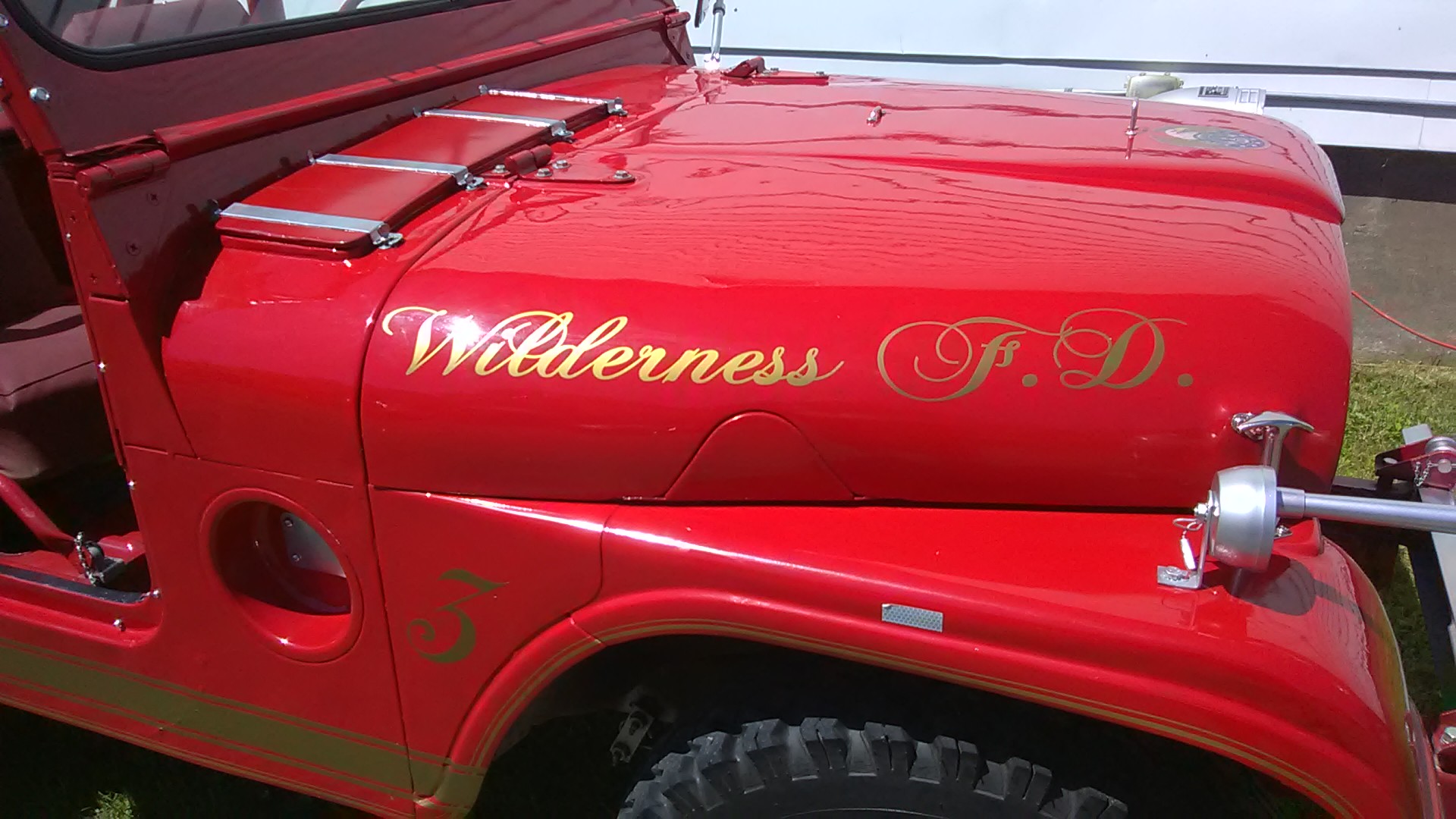 This Jeep Fire Truck was pretty cool.