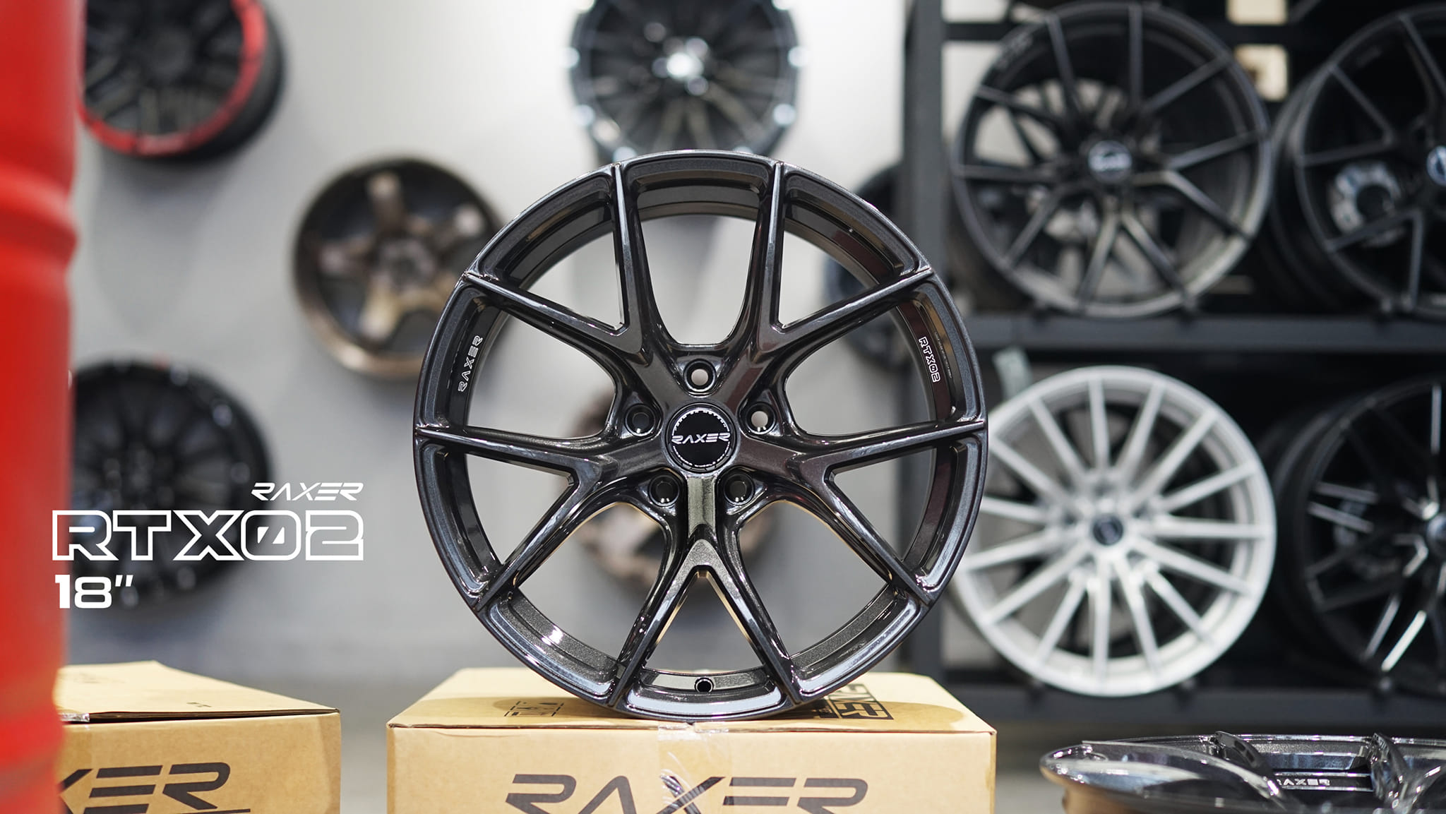 Raxer Wheels - Introducing the new product line Race Track...