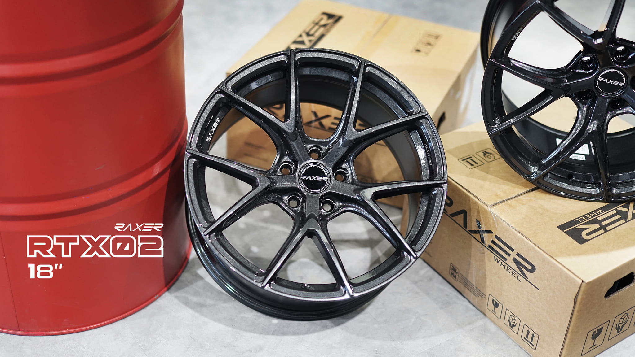 Raxer Wheels - Introducing the new product line Race Track...