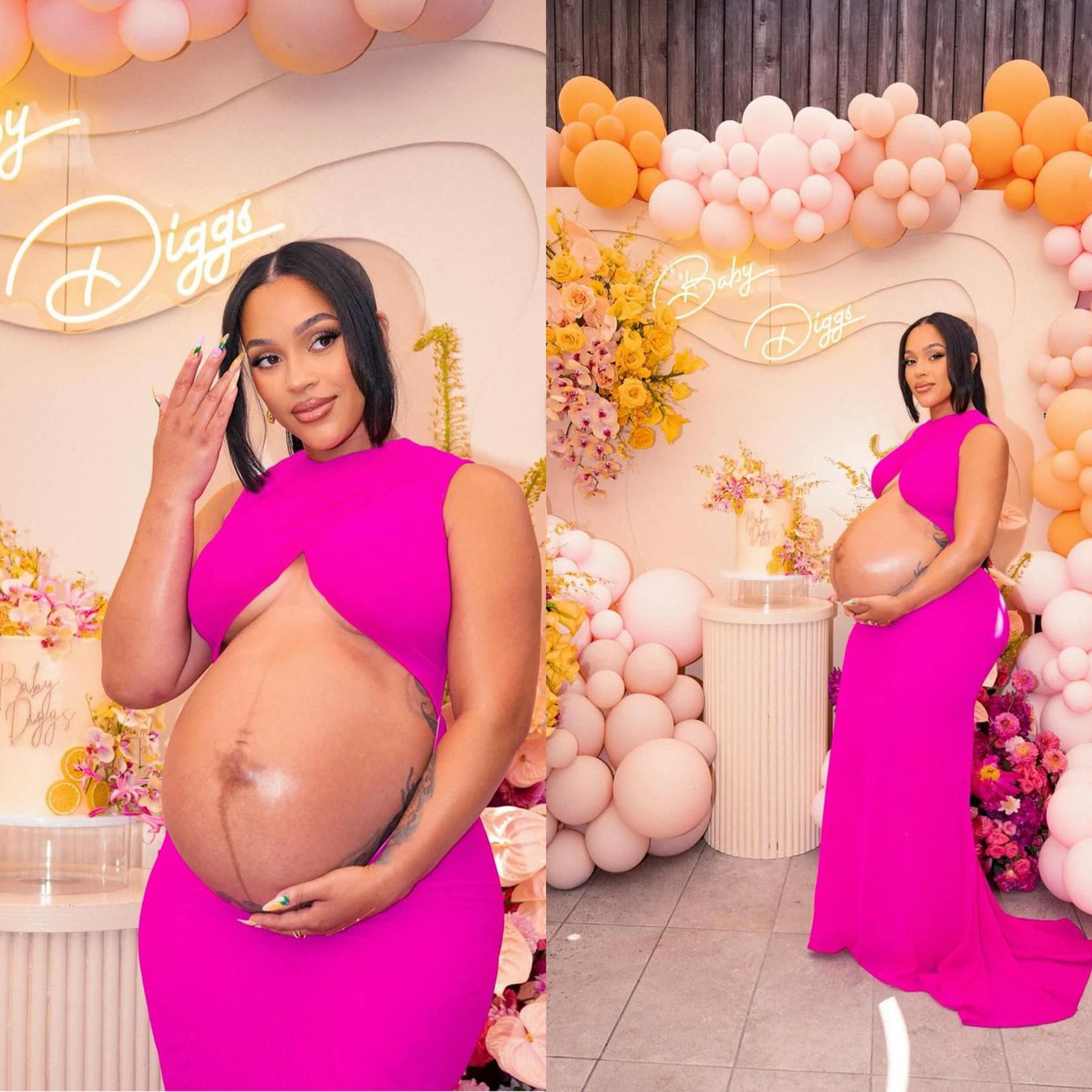 joie chavis birthday dress 🤰🏽💕 #joiechavis all-drop-a-glint