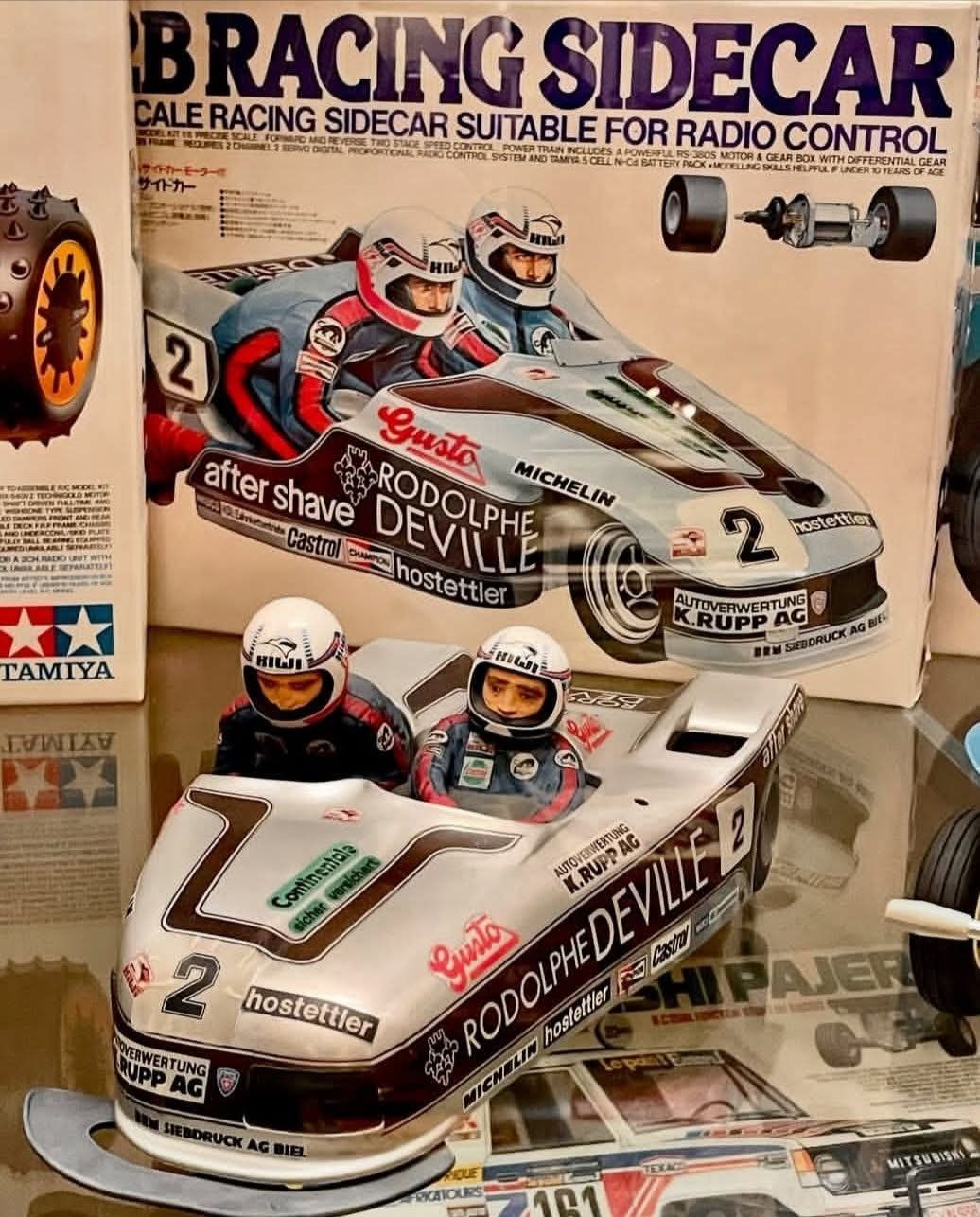 Tamiya vintage rc b2b racing sidecar body parts