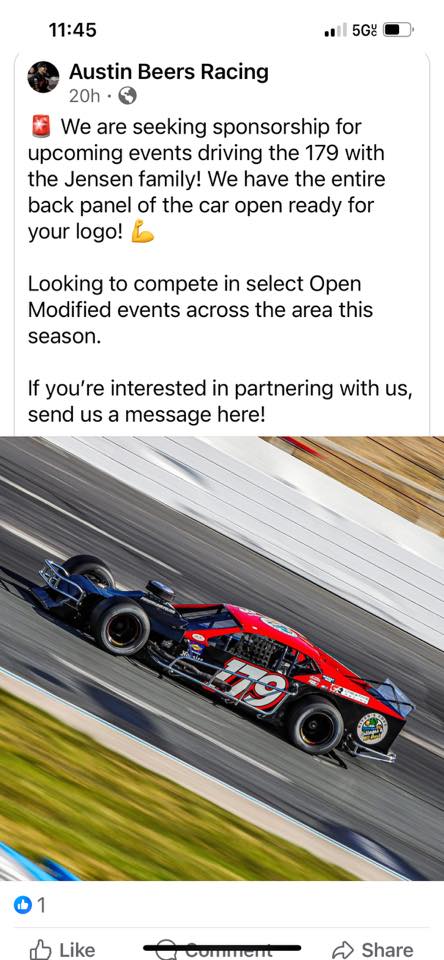 Jensen’ Racing | Facebook
