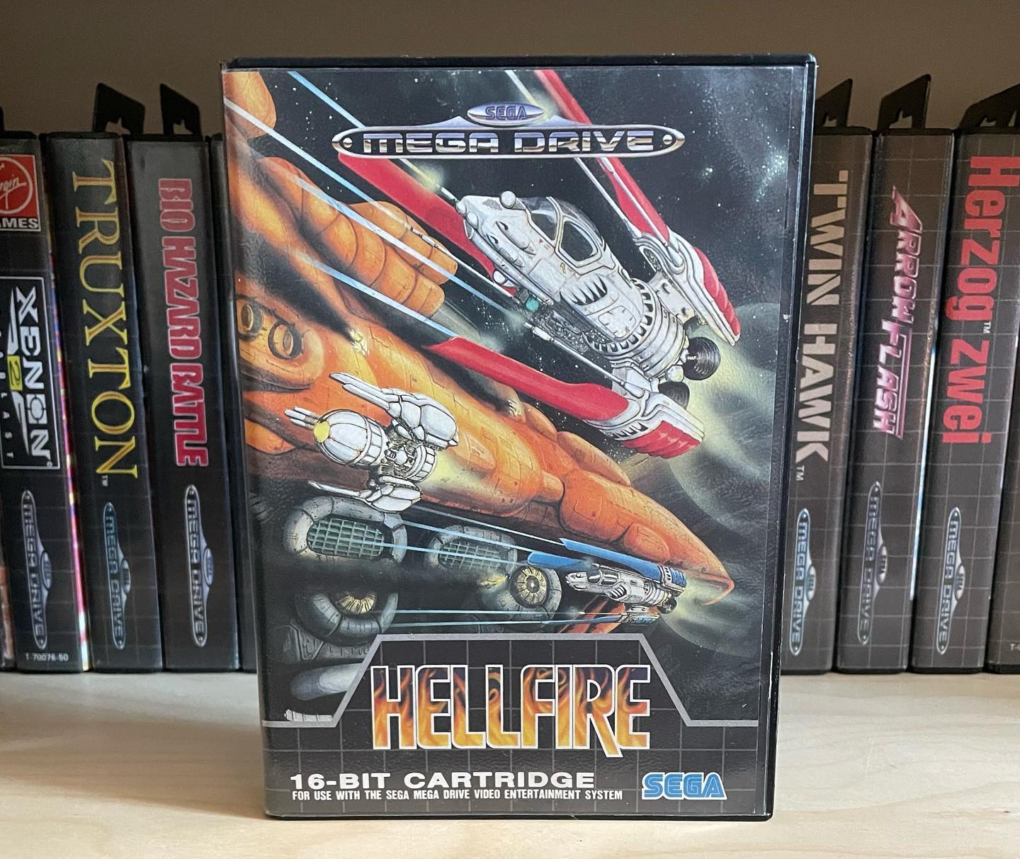 🔥🚀 Hellfire on the Sega Mega Drive – 1990! Take a trip back to