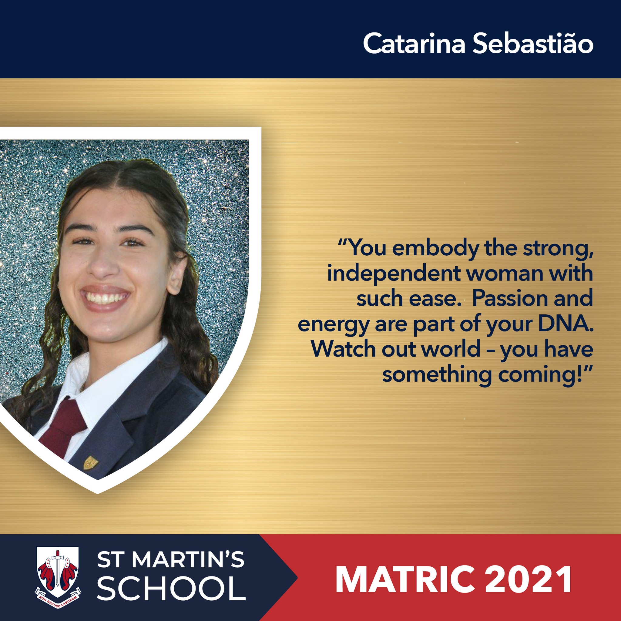 The matric class of 2021 has endured... - St Martin's School