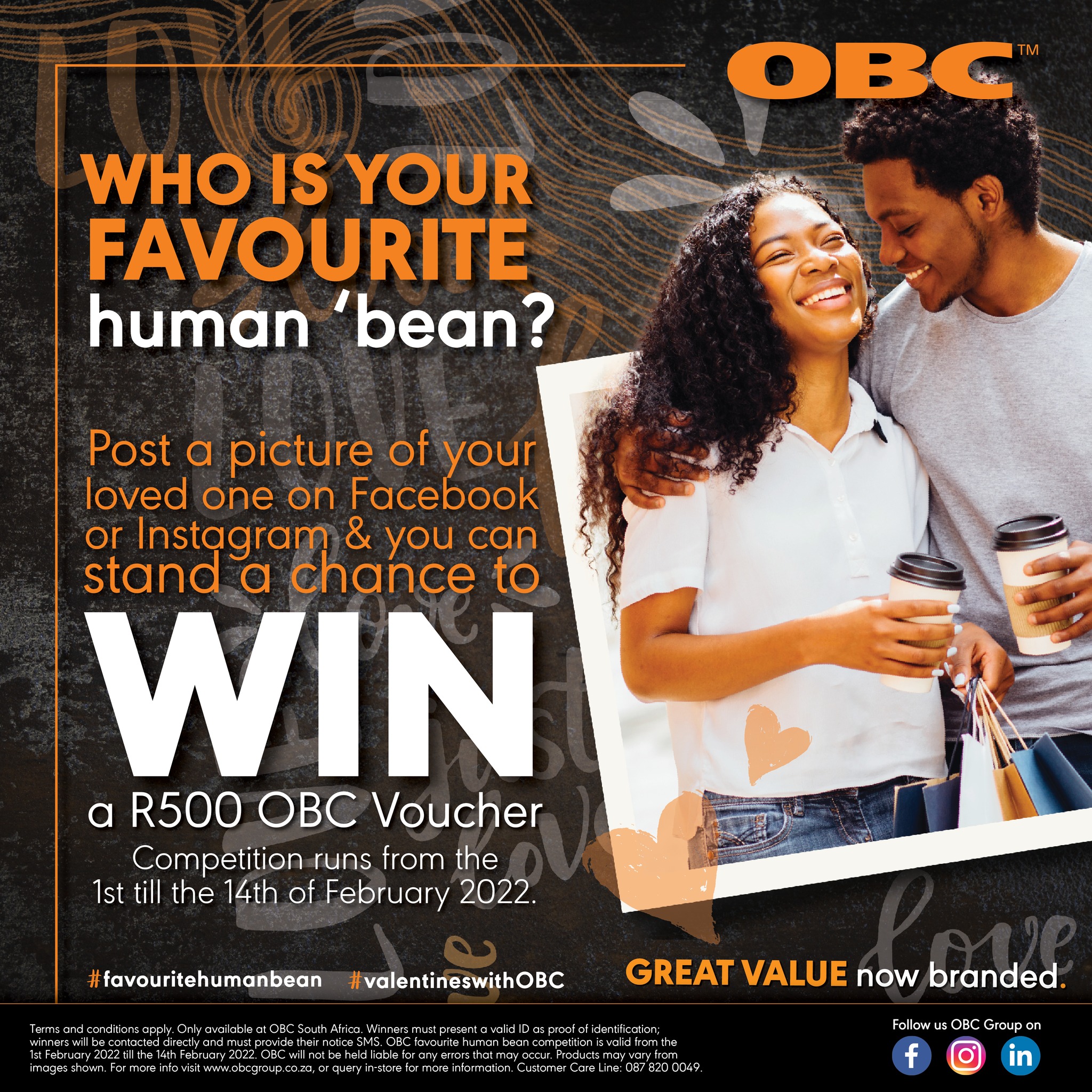 OBC Group - Tell us who your 💌💘favourite human 'bean💘💌 is... | Facebook