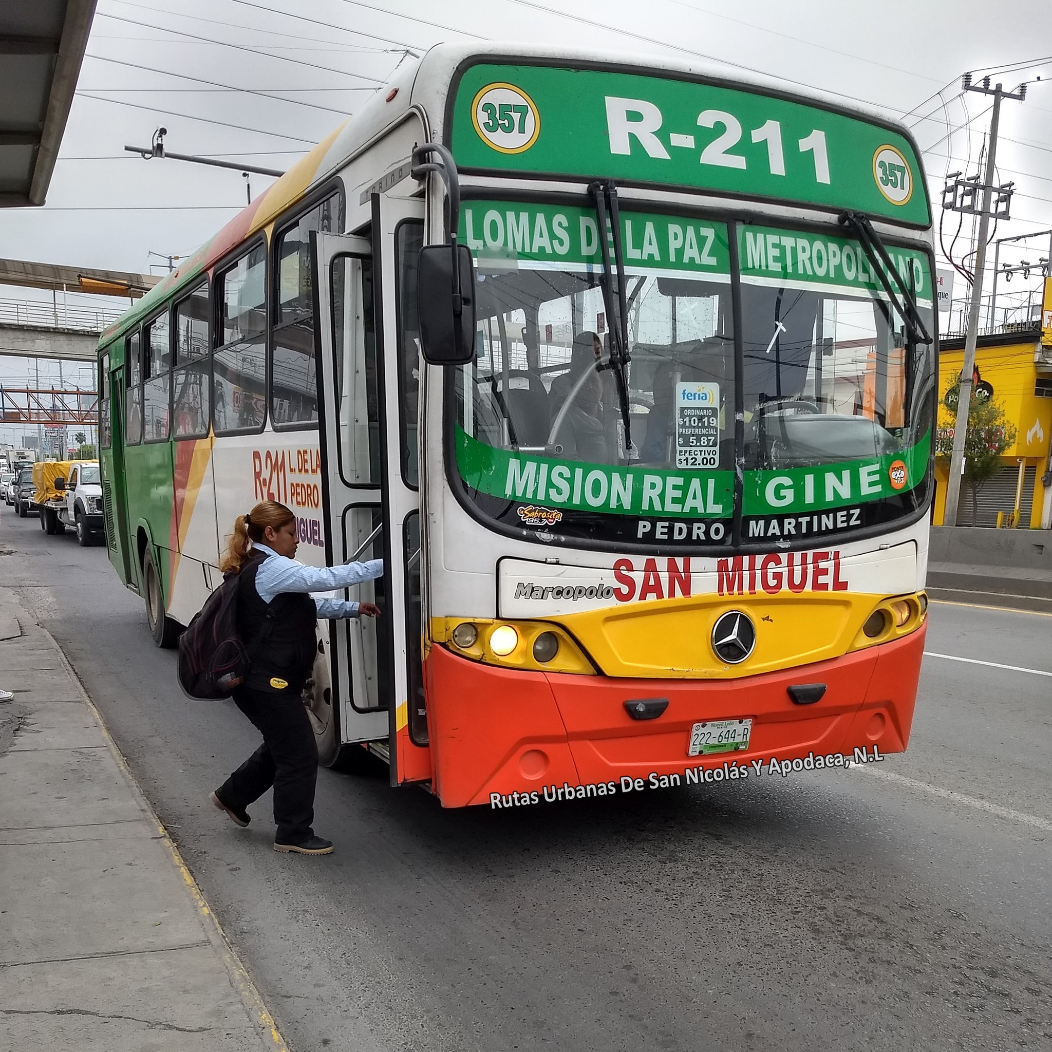 R-211 San... - Rutas Urbanas De San Nicolás Y Apodaca, N.L