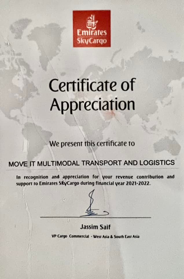 We got... - Move It Multimodal Transport and Logistics Inc.