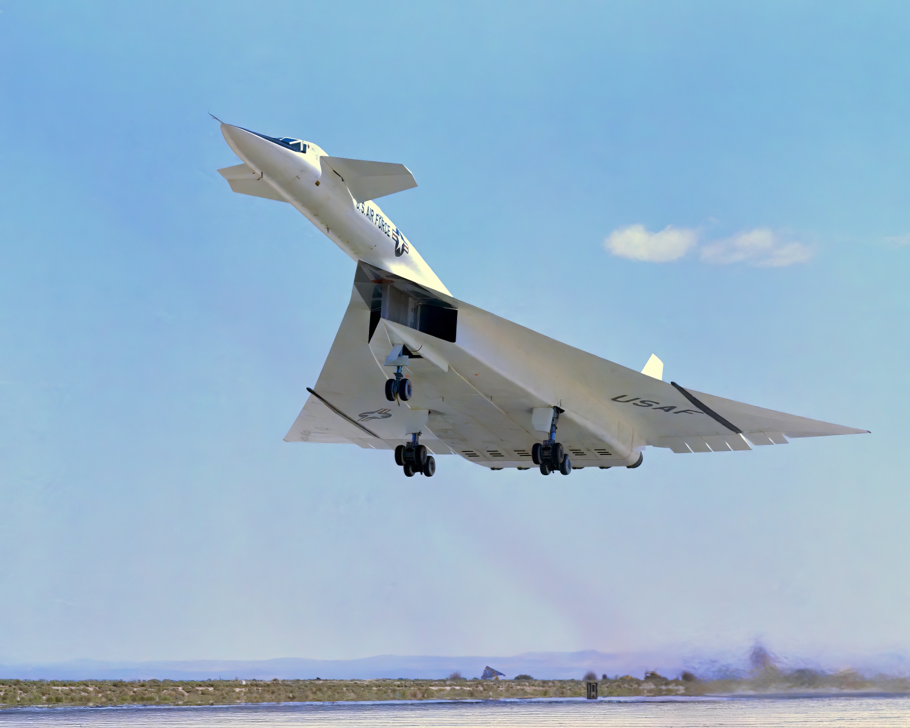 Here is a North American XB-70 Valkyrie, a Mach 3-capable