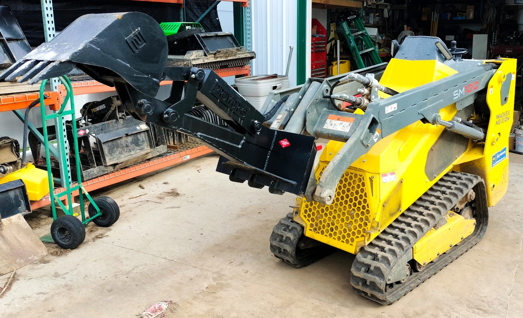 Kioti backhoes for deep trenching up to 94 inches