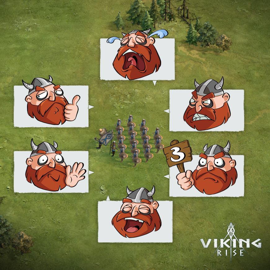 Viking Rise - What are the six emotes you have equipped... | Facebook