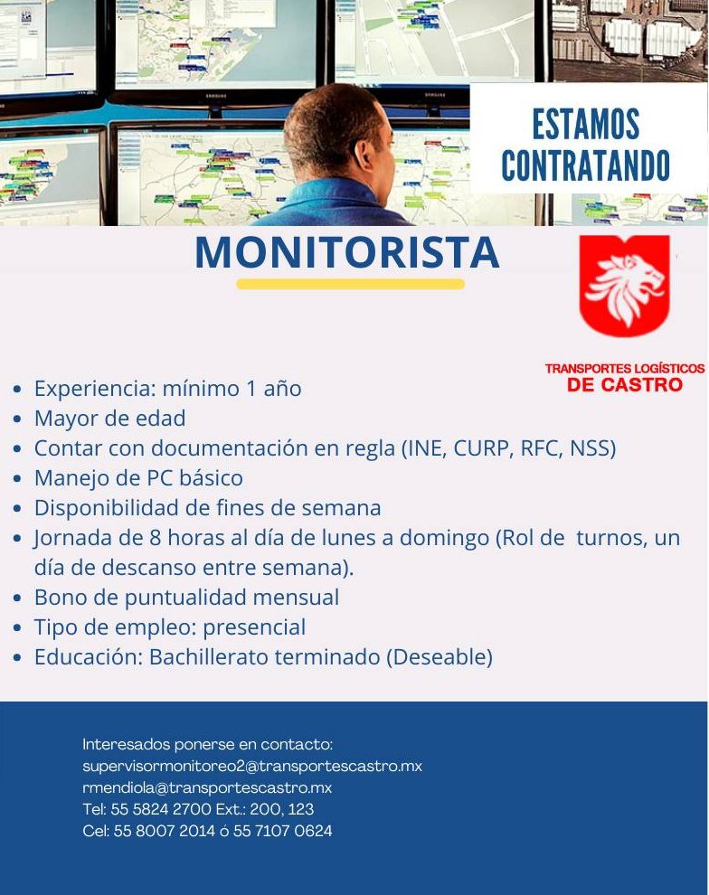 Atracción de talento Transportes Logísticos de Castro | Estado de México