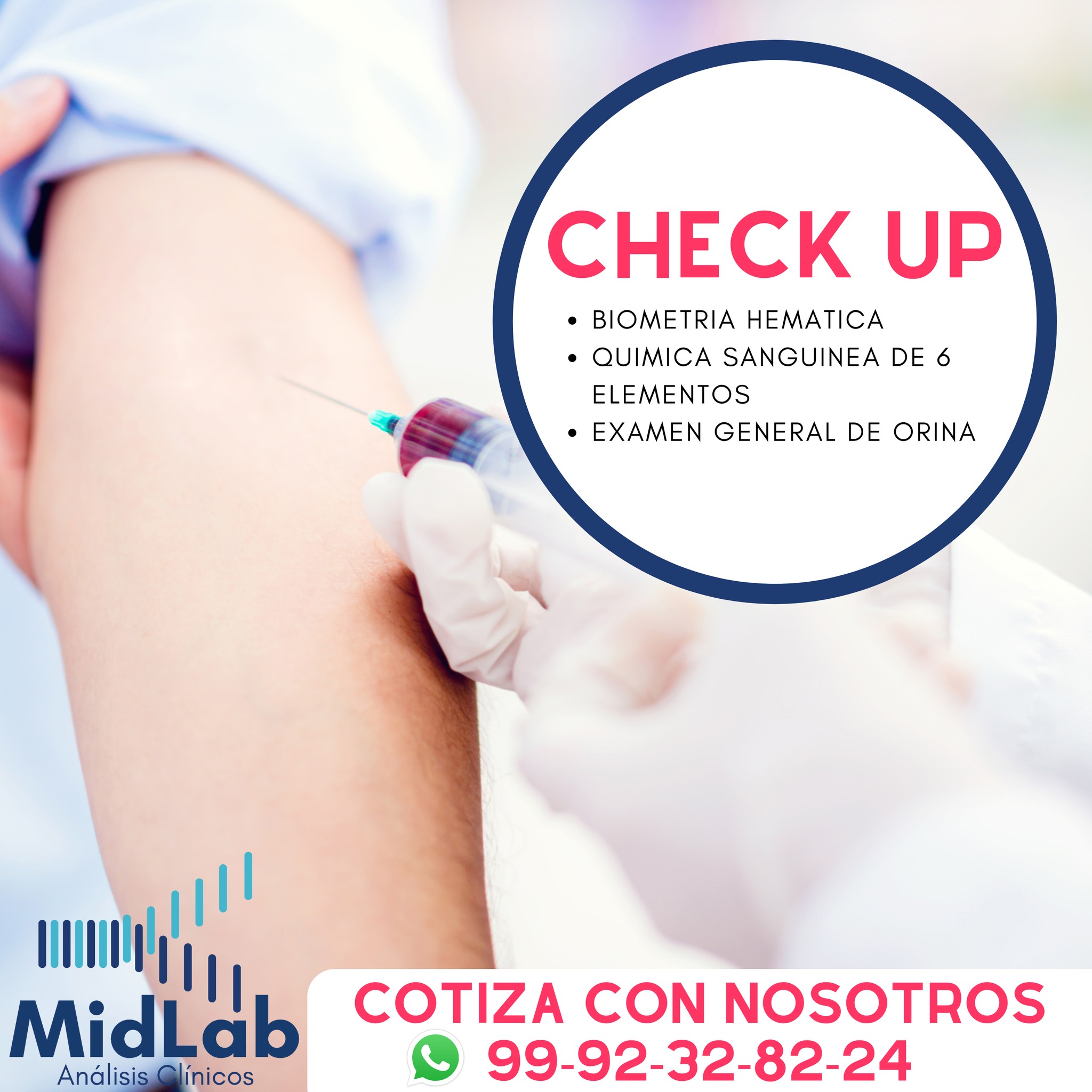 CHECK UP💉 Incluye:... - MidLab Laboratorios Mérida Caucel