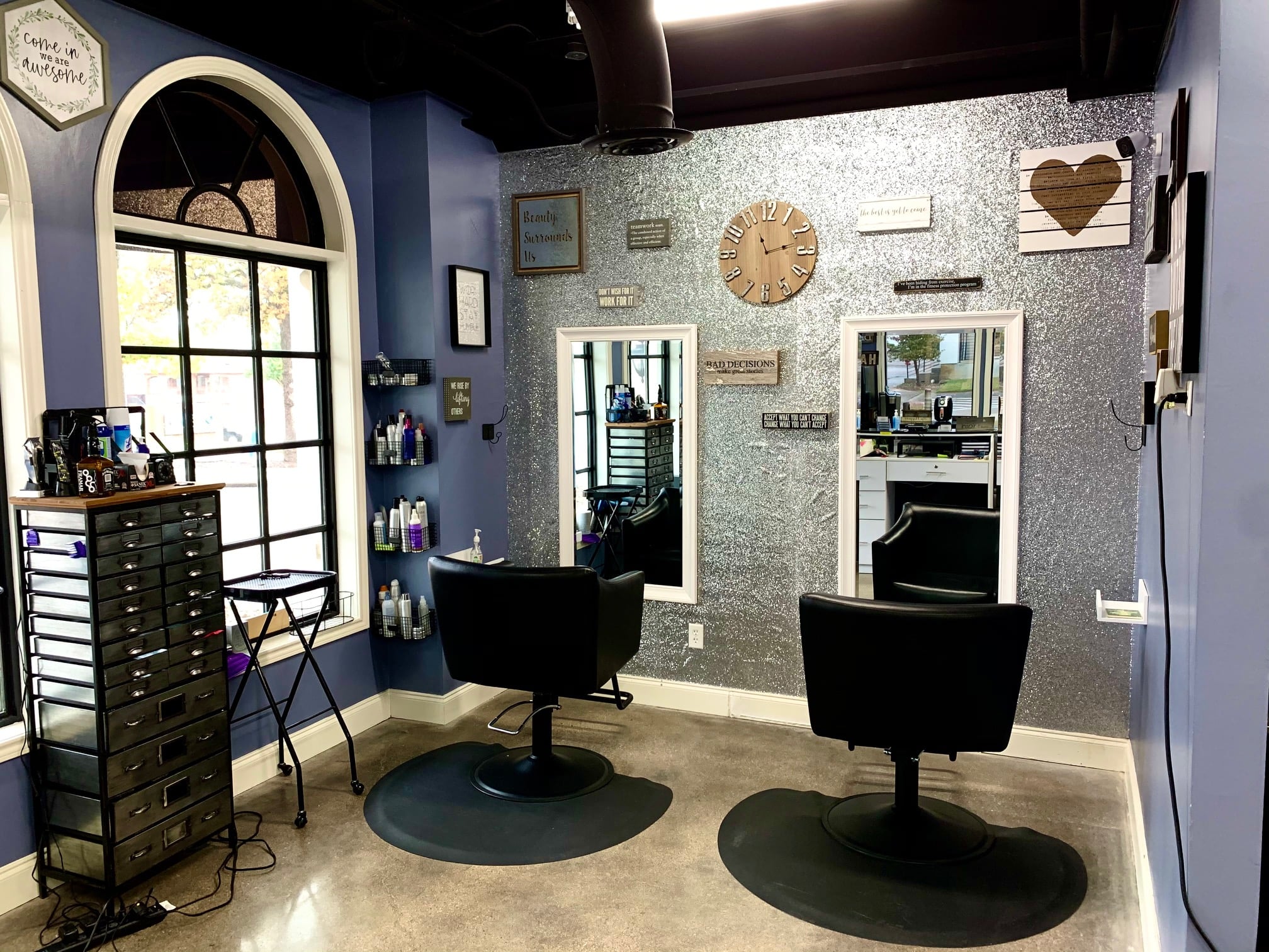 The Hair Parlor on 8th - Happy clients take selfies. Color and style at ...