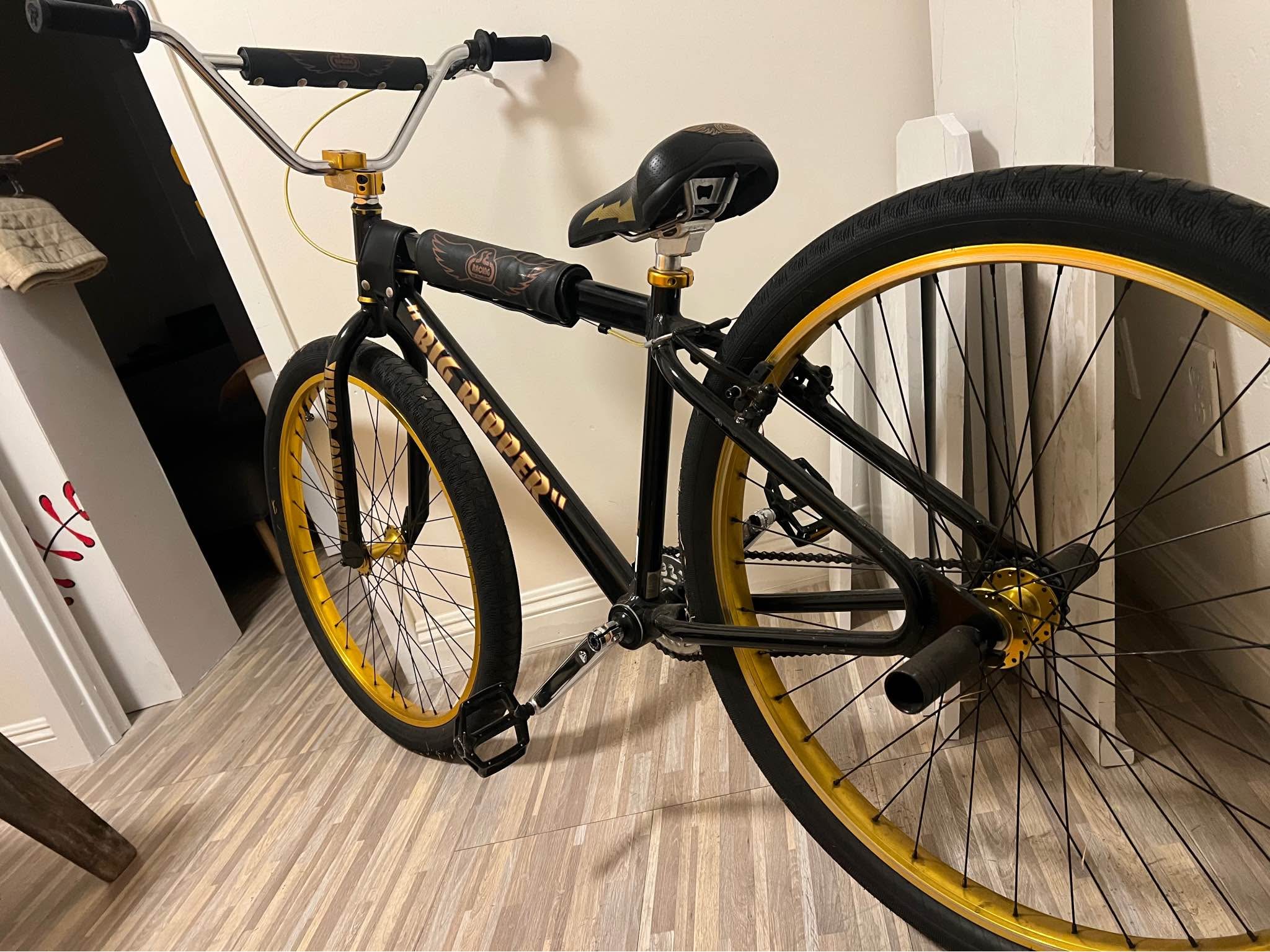 SE Bikes Big Ripper 29” Black & Gold - Bicycles - San Diego, California ...