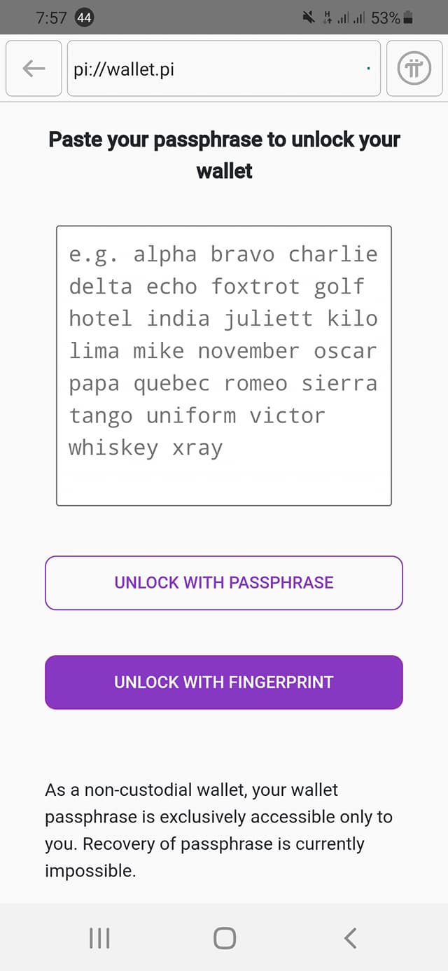 Pi apps - How to Reset the Pi wallet 1. Open the 