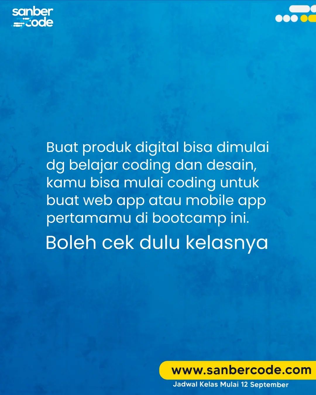 SanberCode - Yuk buat aplikasi pertamamu di bootcamp... | Facebook