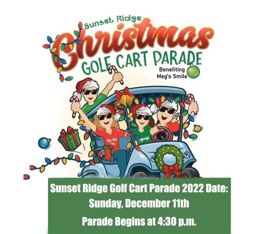 Sunset Ridge Holiday Golf Cart Parade