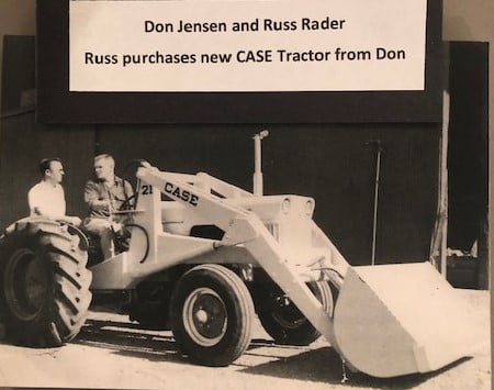 Millington-Arbela - Don Jensen, Russ Rader. Don sold this new Case ...