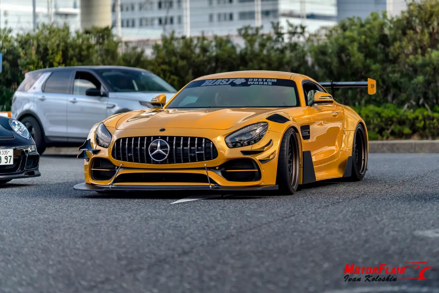 The beast.... #amg #amggt... - World X Series Rally Japan