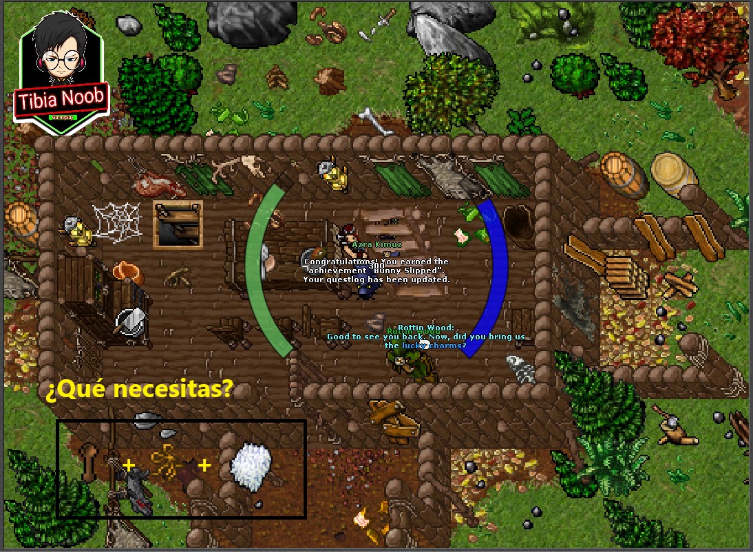 Tibia Noob - ¿Como obtener el achievement Bunny Slipped... | Facebook