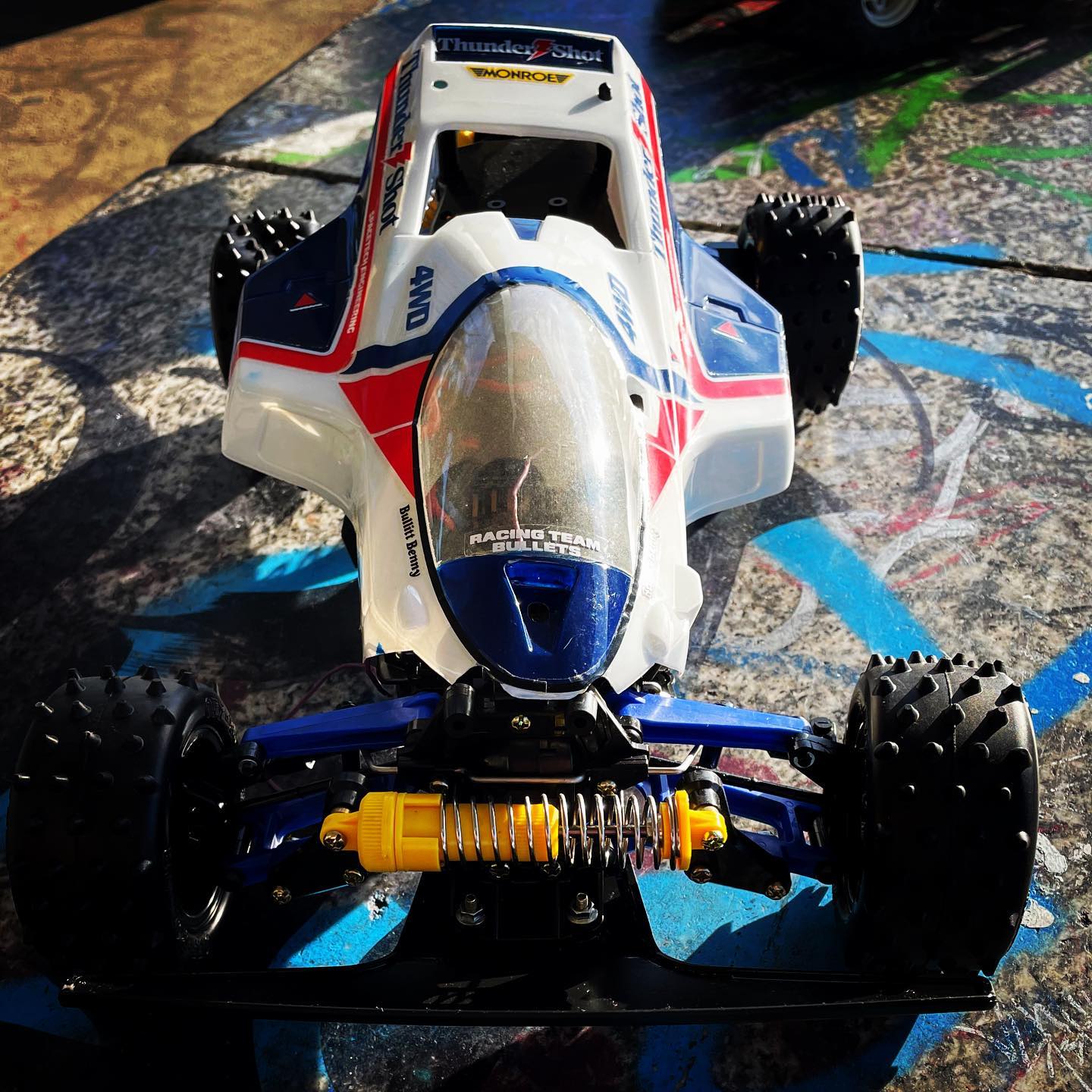 Rcxtra - Tamiya Thundershot shot in run original...