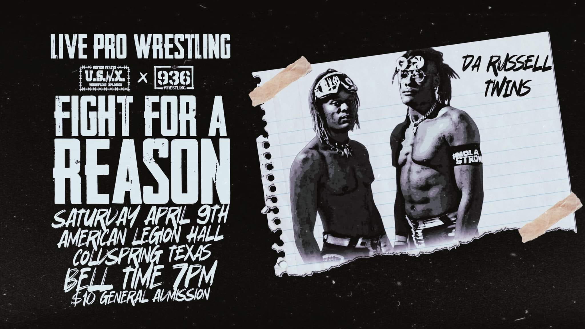 936 Pro Wrestling - 🚨TALENT ANNOUNCEMENT🚨 DA RUSSELL TWINS As first ...