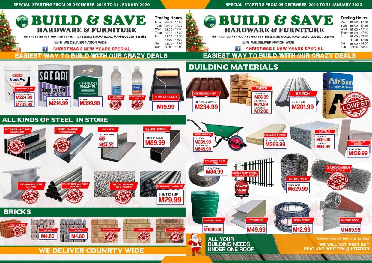 Build and... - Build and Save Hardware & Building Material