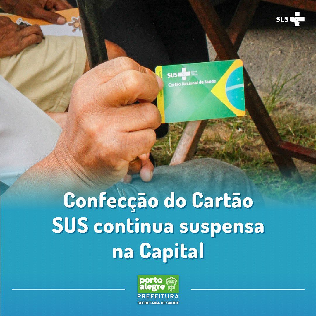 Secretaria Municipal de Saúde de Porto Alegre - ⚠️ A confecção do ...