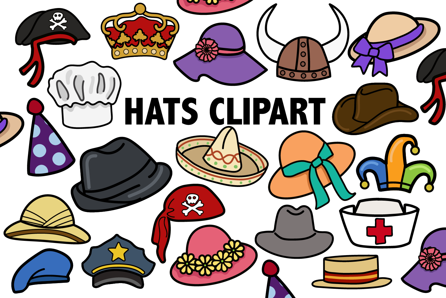 Hats Off Clip Art